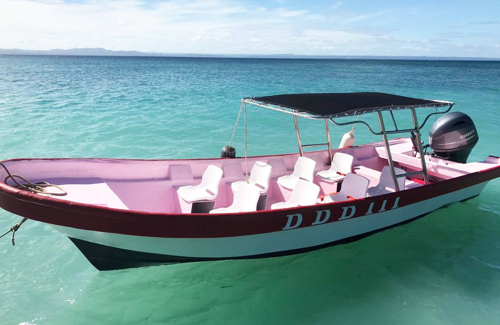 Yola Rental from the Port of Samana in Dominican Republic.